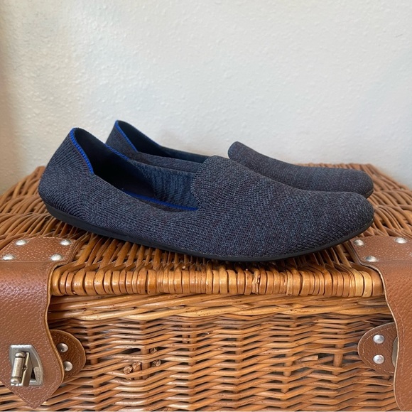 Rothy's The Flats Women's Size 7.5 Navy Ballet Slip On Round Toe Comfort Shoes - Picture 1 of 8